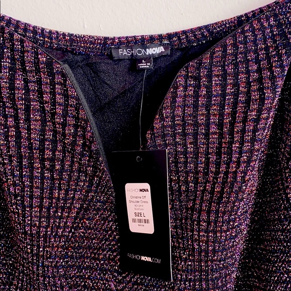 Christine off shoulder dress - Picture 1 of 2